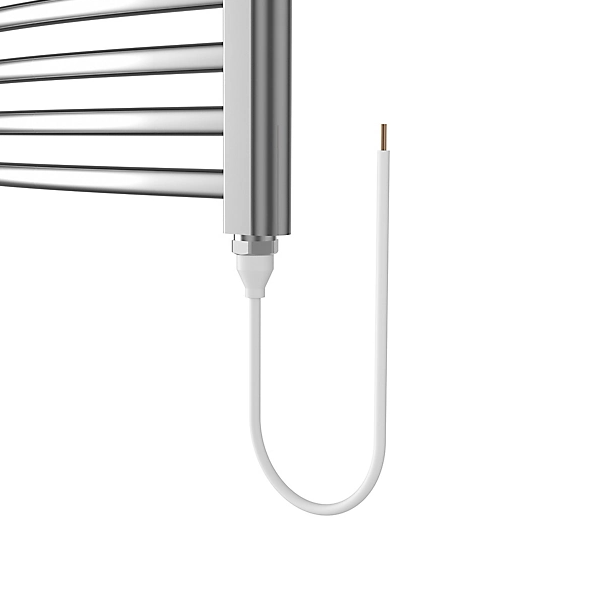 Flomasta Towel Rail Radiator Bathroom Warmer Electric Flat Modern Chrome 40x70cm - Image 5