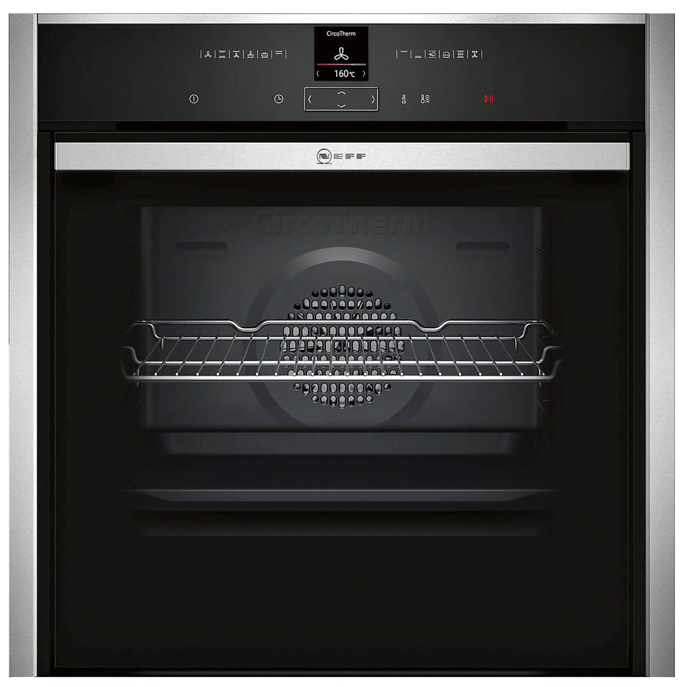 Neff Single Oven Built-in 71L Electric B57CR22N0B Pyrolytic Slide And Hide - Image 1