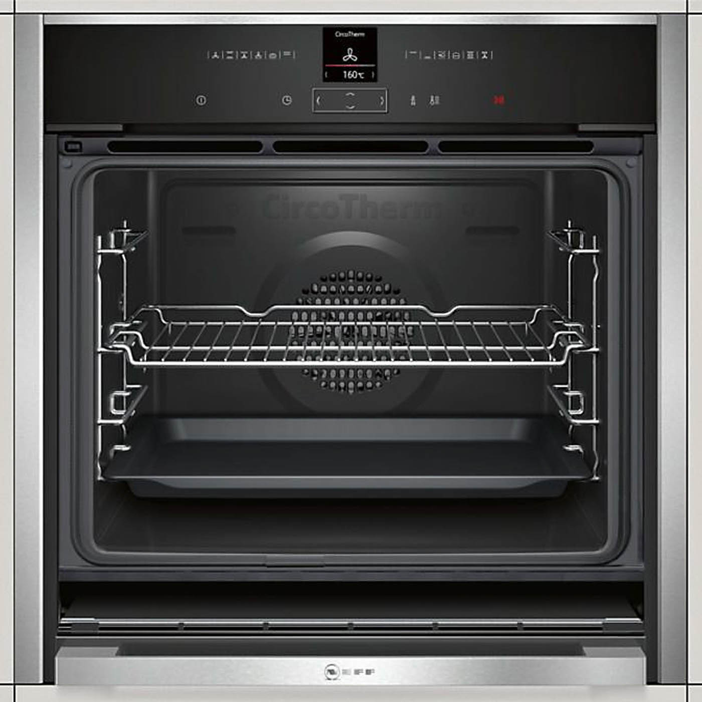 Neff Single Oven Built-in 71L Electric B57CR22N0B Pyrolytic Slide And Hide - Image 4