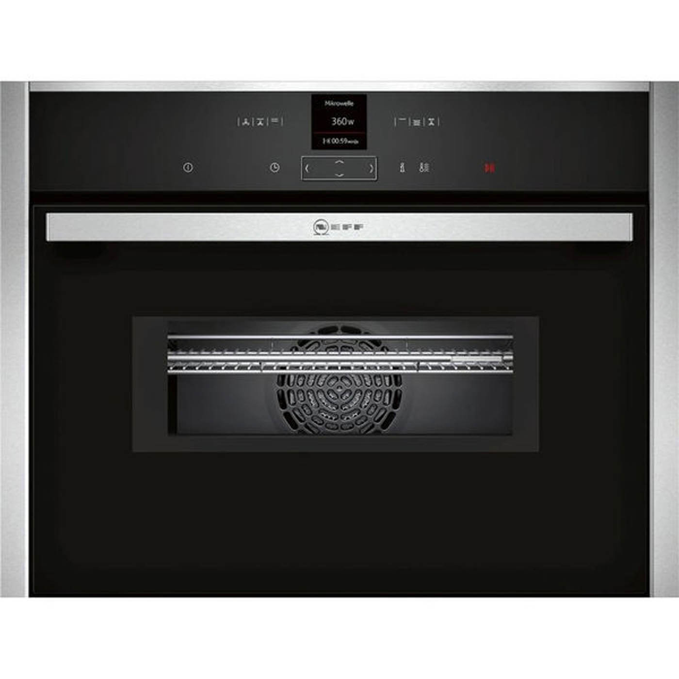 NEFF Built-in Oven with Microwave Compact C17MR02N0B Stainless Steel - Image 1