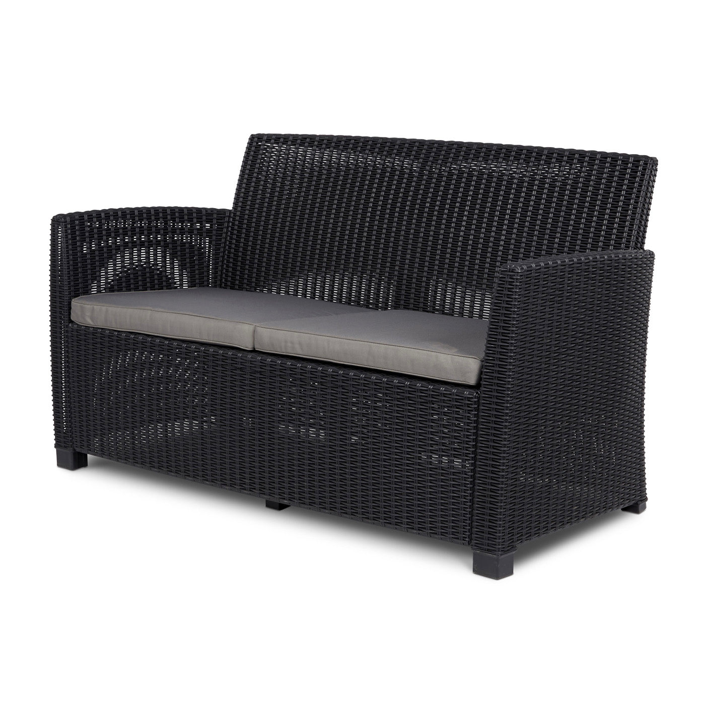 Rattan Garden Set 4 Seater Coffee Outdoor Furniture Sofa Storage 2 x Armchair - Image 5