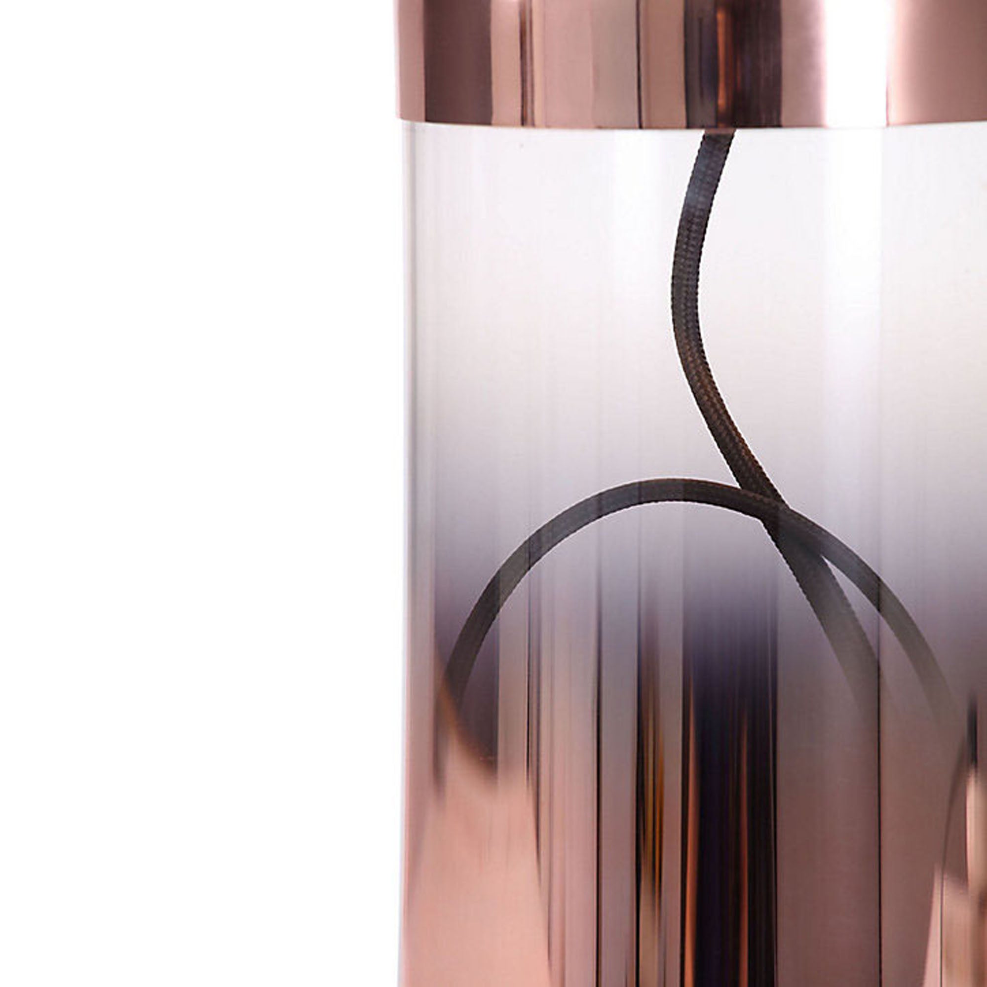 Inlight Table Lamp Electric Inline Copper Ombre Cylinder Light Bedroom 42W - Image 4