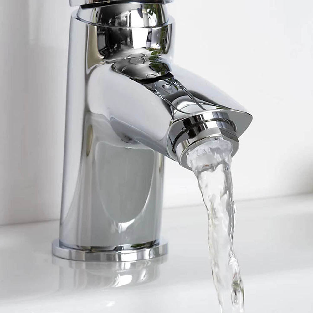 Bristan Bathroom Basin Tap Mixer Chrome Single Lever Clicker Waste Modern - Image 2