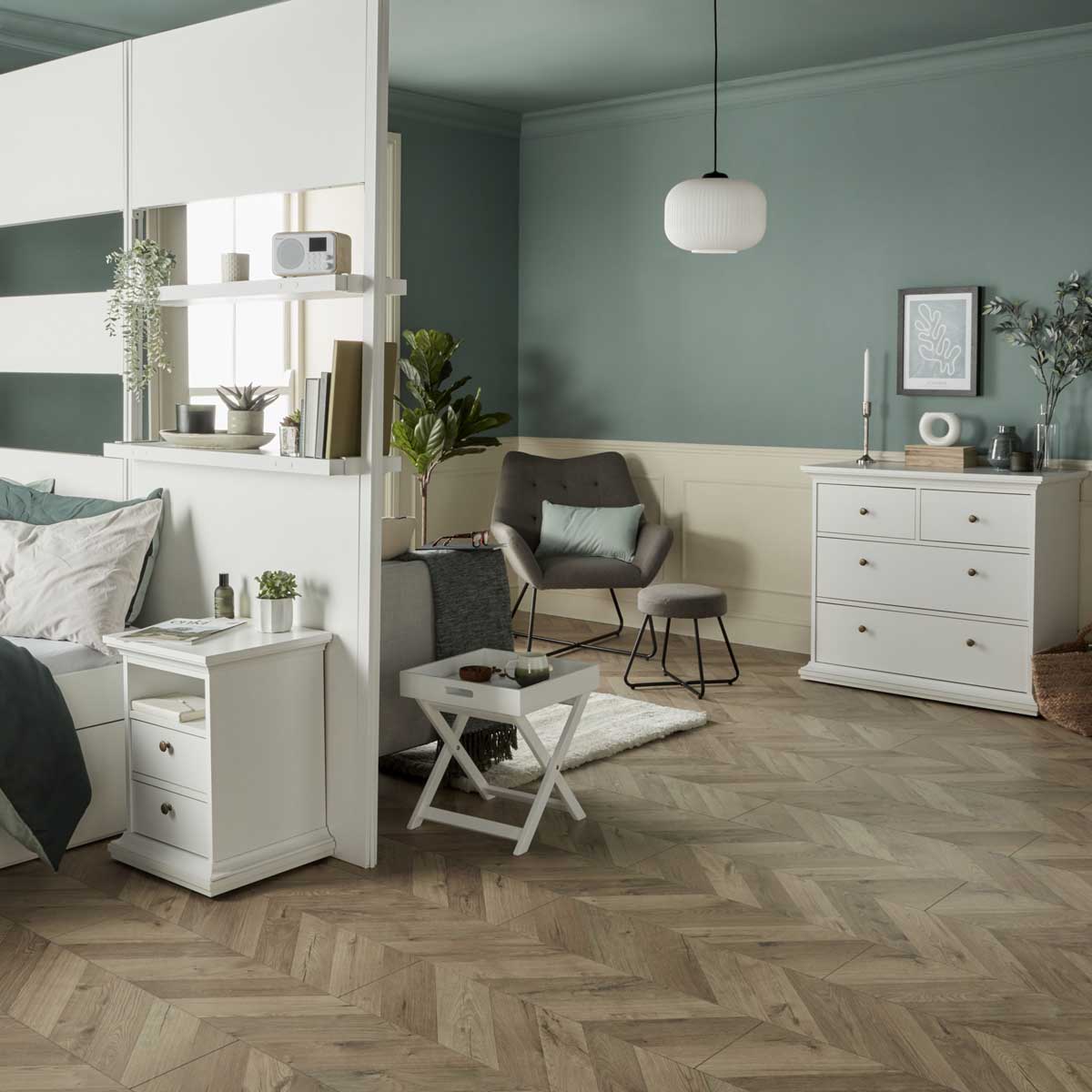 Padded Stool Chair Dressing Table Padded Grey Round Linen Soft Foam Seat - Image 4