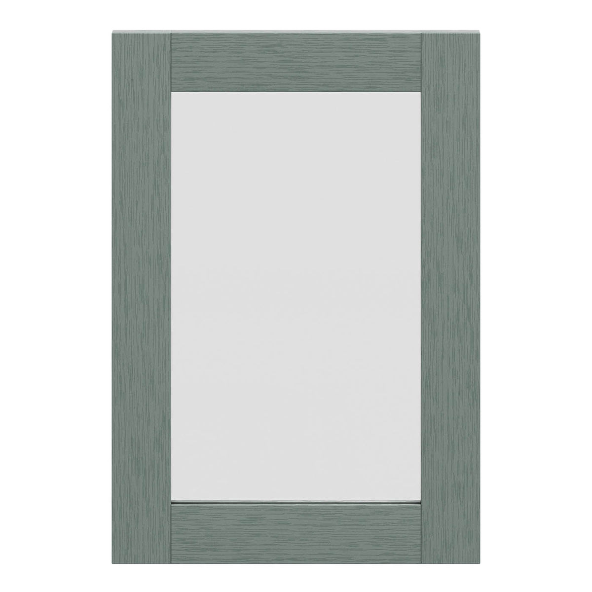 Kitchen Cabinet Door Alpinia Reed Green Wood Effect Shaker Glazed W50xH71.5cm - Image 1