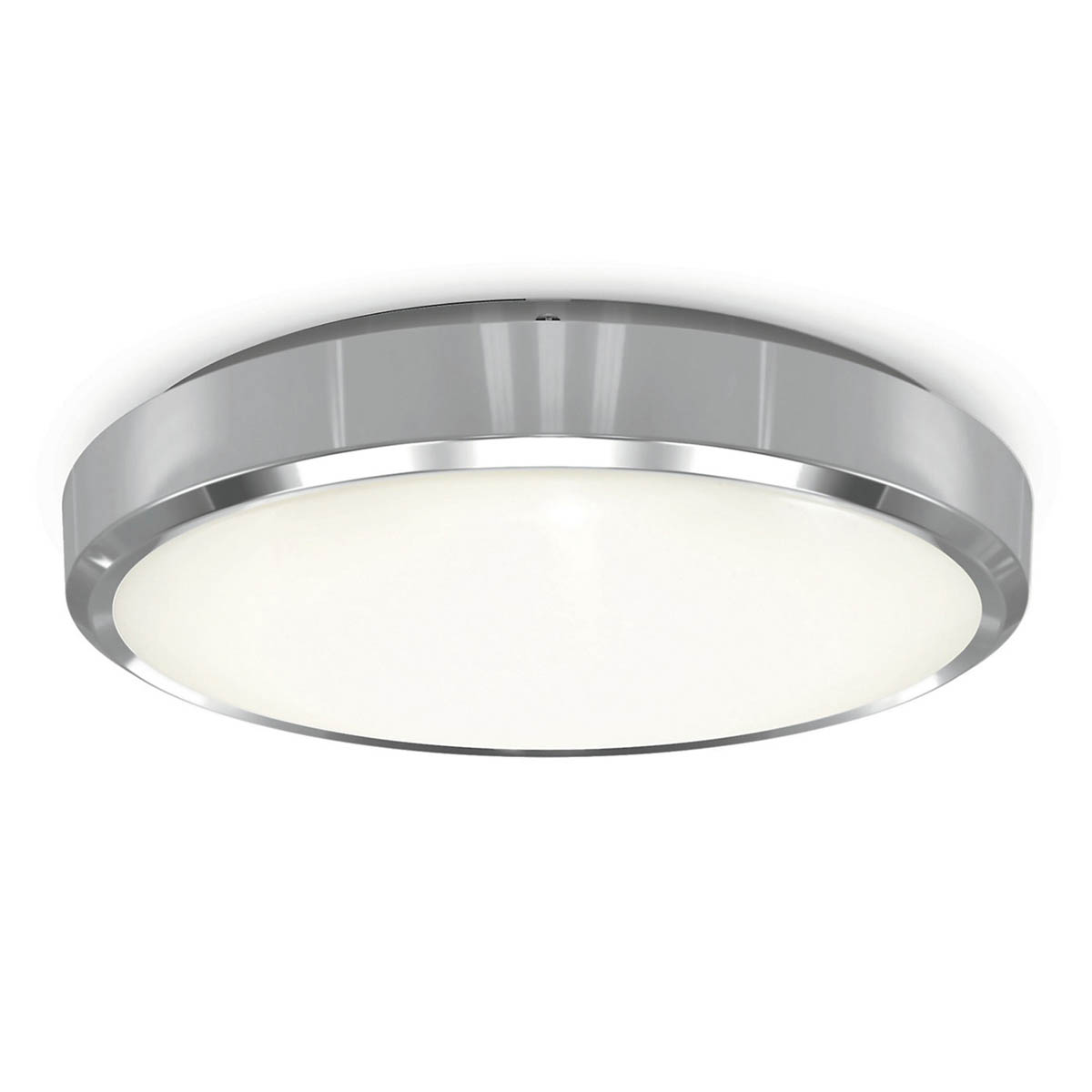 LED Ceiling Light Smart Wall Round Chrome Dimmable Cool Warm White Bathroom - Image 1