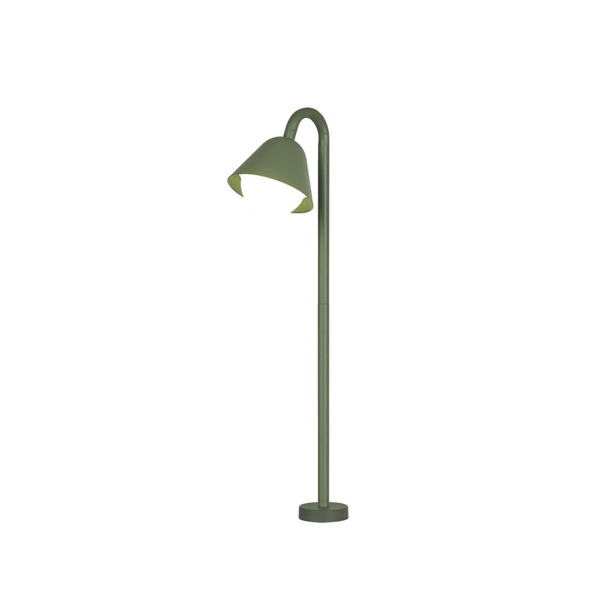 Outdoor Stake Post Light Integrated LED Metal Green Weather Resistant (D)120mm - Image 6