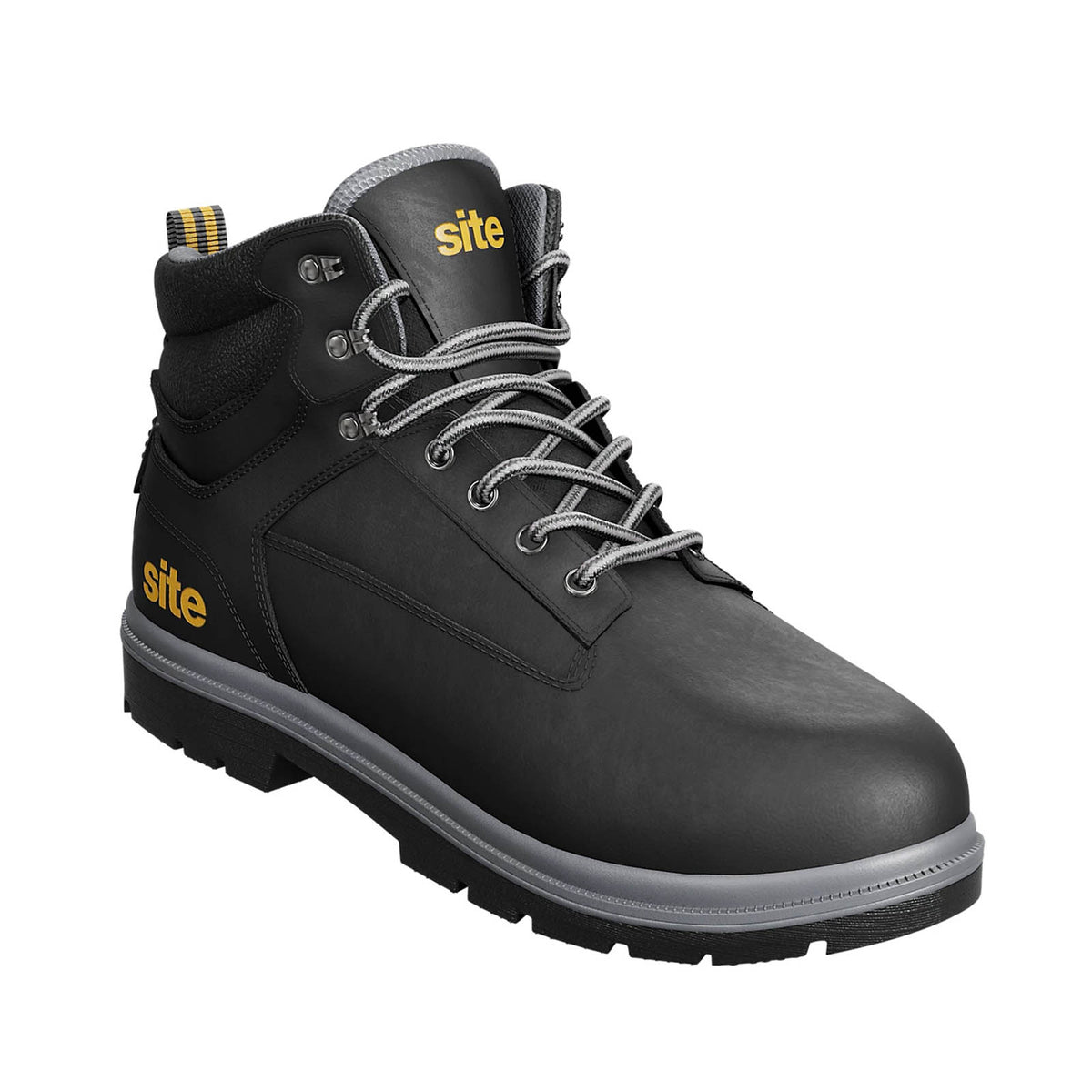 Site Safety Boots Black S1P Steel Toe Oil Resistant Size 9 Marble 2.0 - Image 2