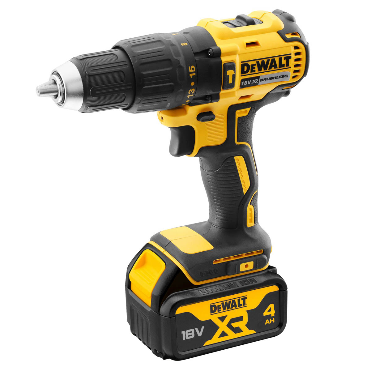 DeWalt Combi Drill Cordless 18V 2x4Ah Li-ion DCD778M2T-GB Brushless Compact - Image 2