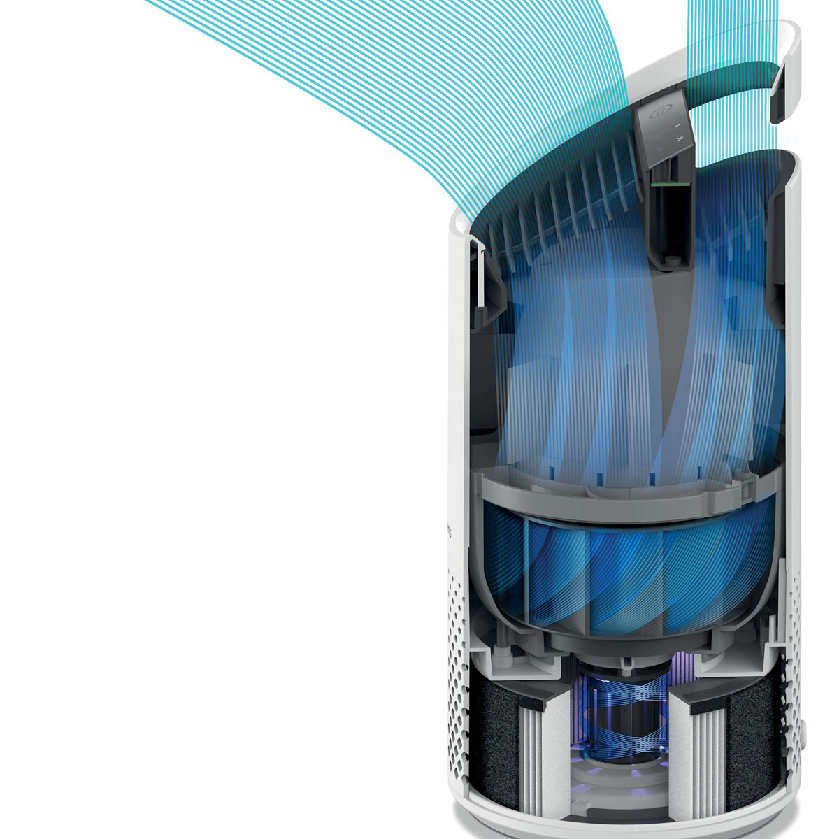 Leitz TruSens Air Purifier Allergens Pollutants Z-1000 White UV Mode - Image 9