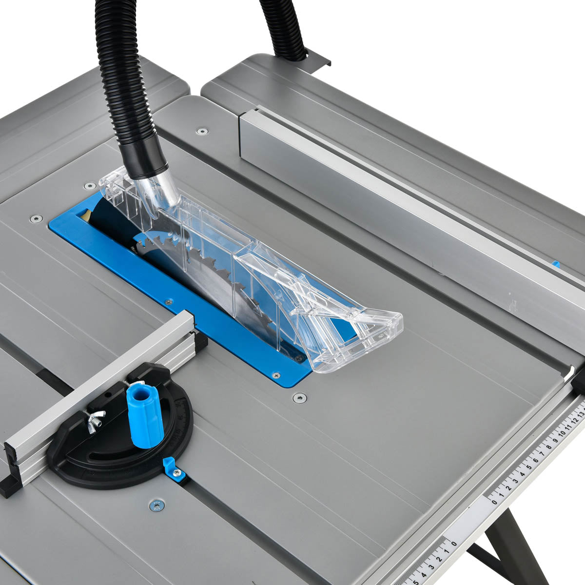 Mac Allister Table Saw Electric MSTS1500-B 254mm Adjustable Fence Steel 1500W - Image 3