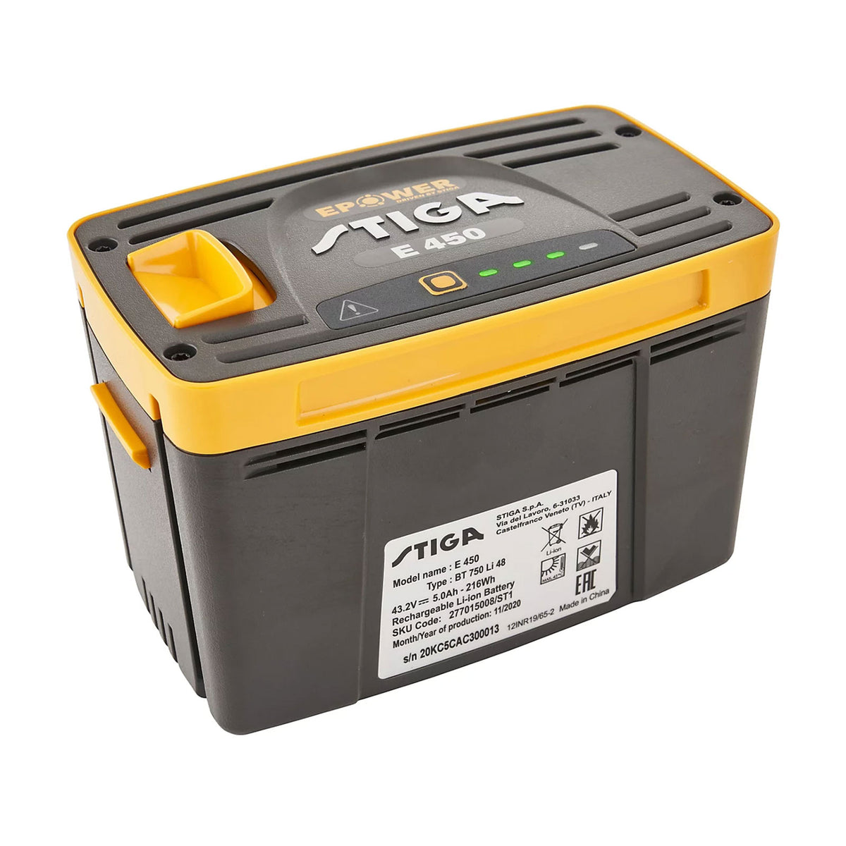 Stiga Tool Battery E 450 48V 5Ah Li-Ion Rechargeable Power Tool Battery - Image 1