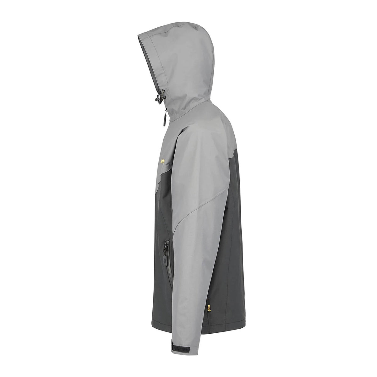 Site Messner Waterproof Work Jacket Black Grey Large Ripstop Workwear - Image 4