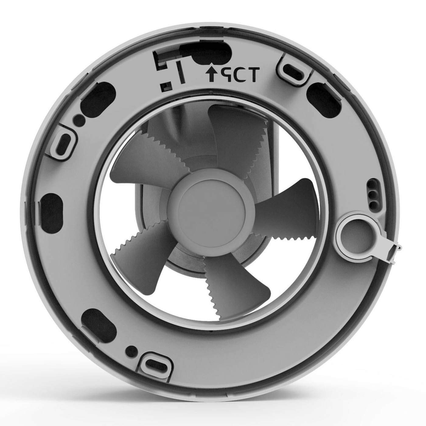 Vent-Axia Bathroom Smart Extractor Fan Svara Lo-Carbon 409802 (Dia)99mm - Image 6