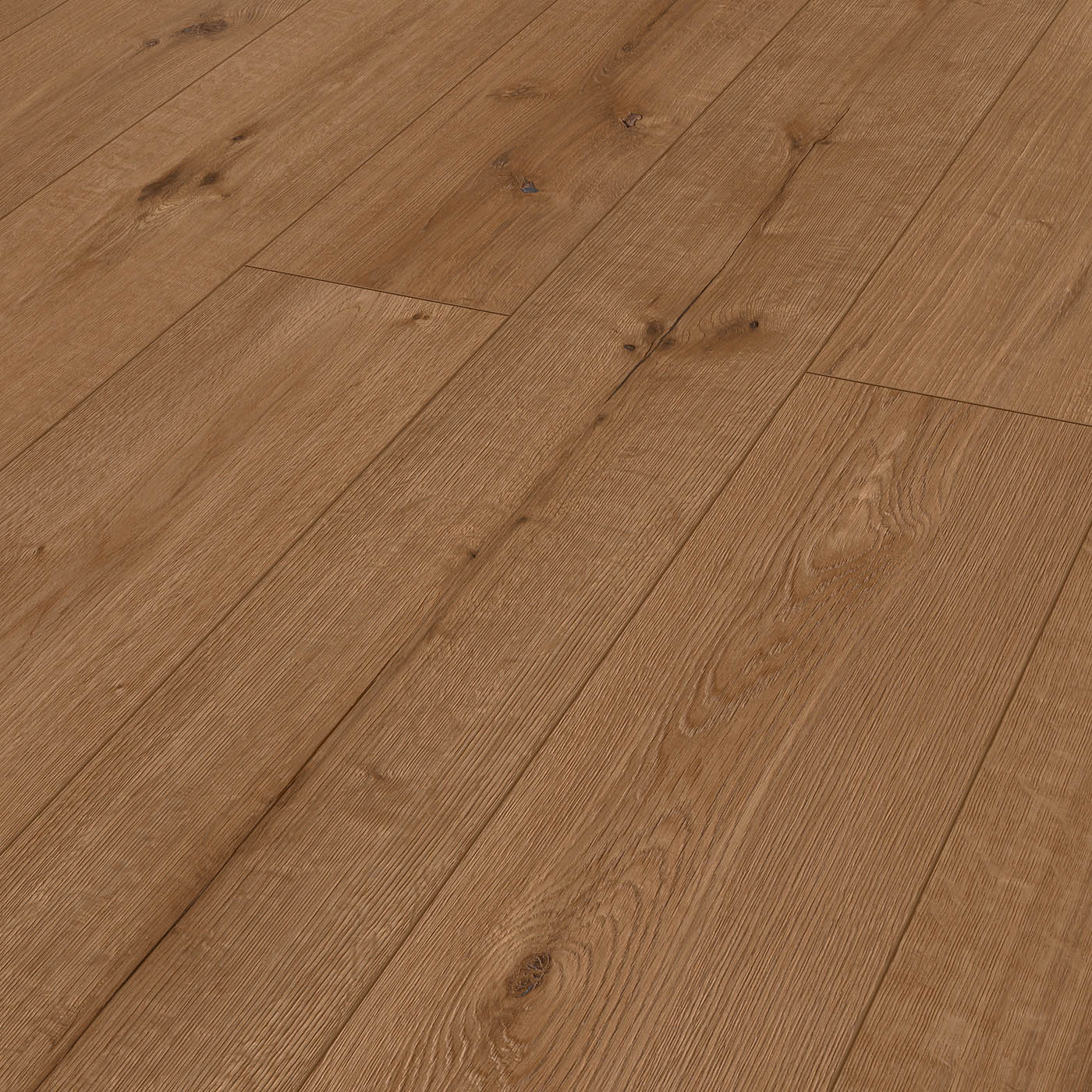 GoodHome Italo Walnut Oak effect Textured Click vinyl Planks, 2.36m² - Image 1