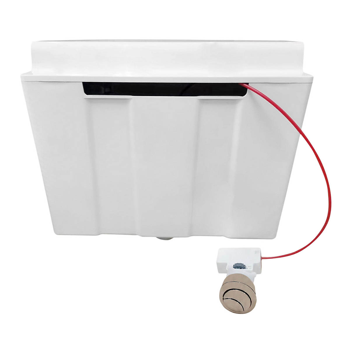 Concealed Toiler Cistern Bathroom Wall White Water Saving (H)300mm (W)14.3cm - Image 3
