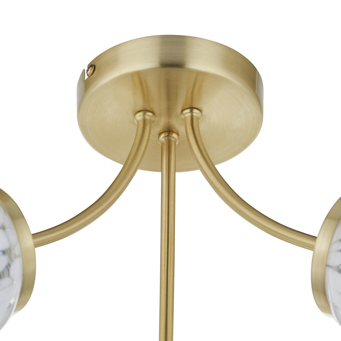 Ceiling Light 3 Way Glass Metal Dimmable G9 Living Room Bedroom Pendant 5W - Image 2