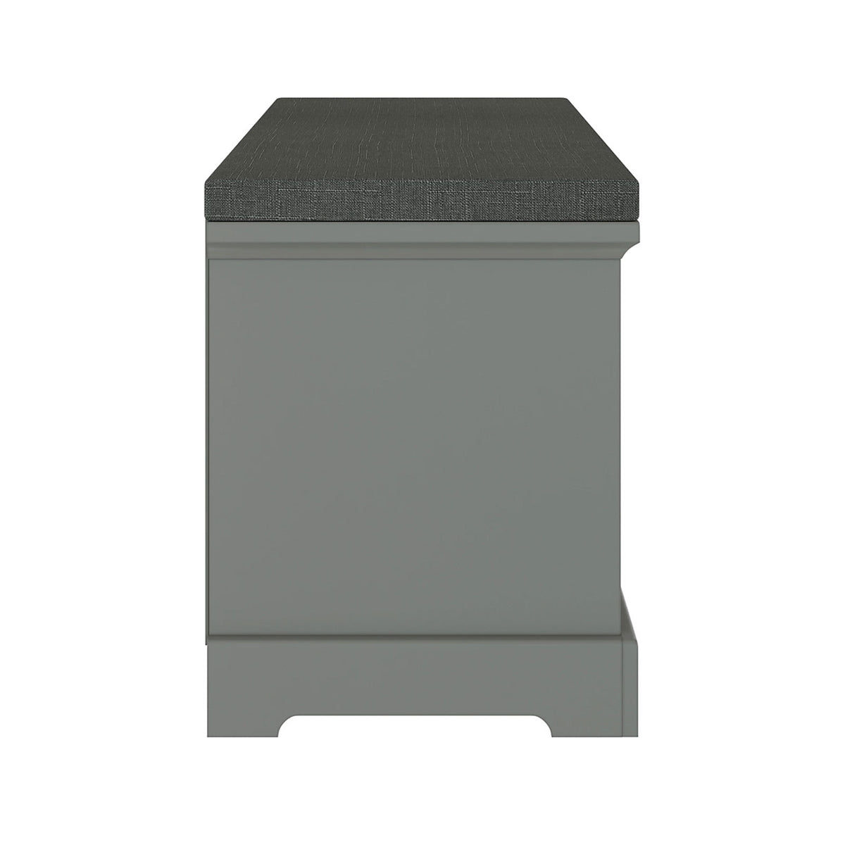Flexi Storage Grey Mirrored Shoe Cabinet 3 Pair Hallway Storage Unit - Image 3