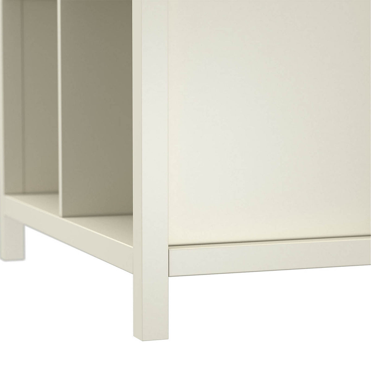 Flexi Storage 4 Cube Shelving Unit Oak Effect Freestanding Bookcase Shelf - Image 3