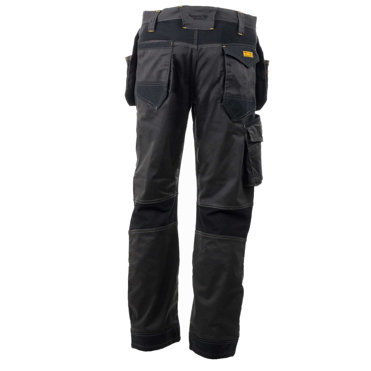 DeWalt Work Trousers Men's Regular Fit Black Grey Multi Pockets Cargo W40 L29 - Image 2