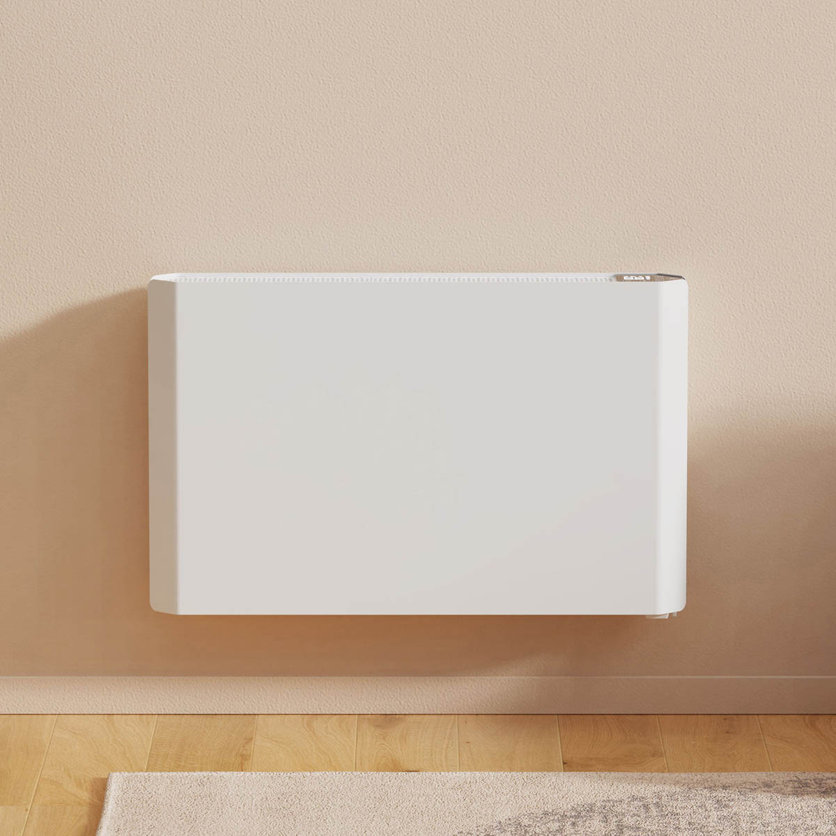 Smart Panel Heater Radiator Corded Electric White Wall Mounted Indoor 2000W - Image 1