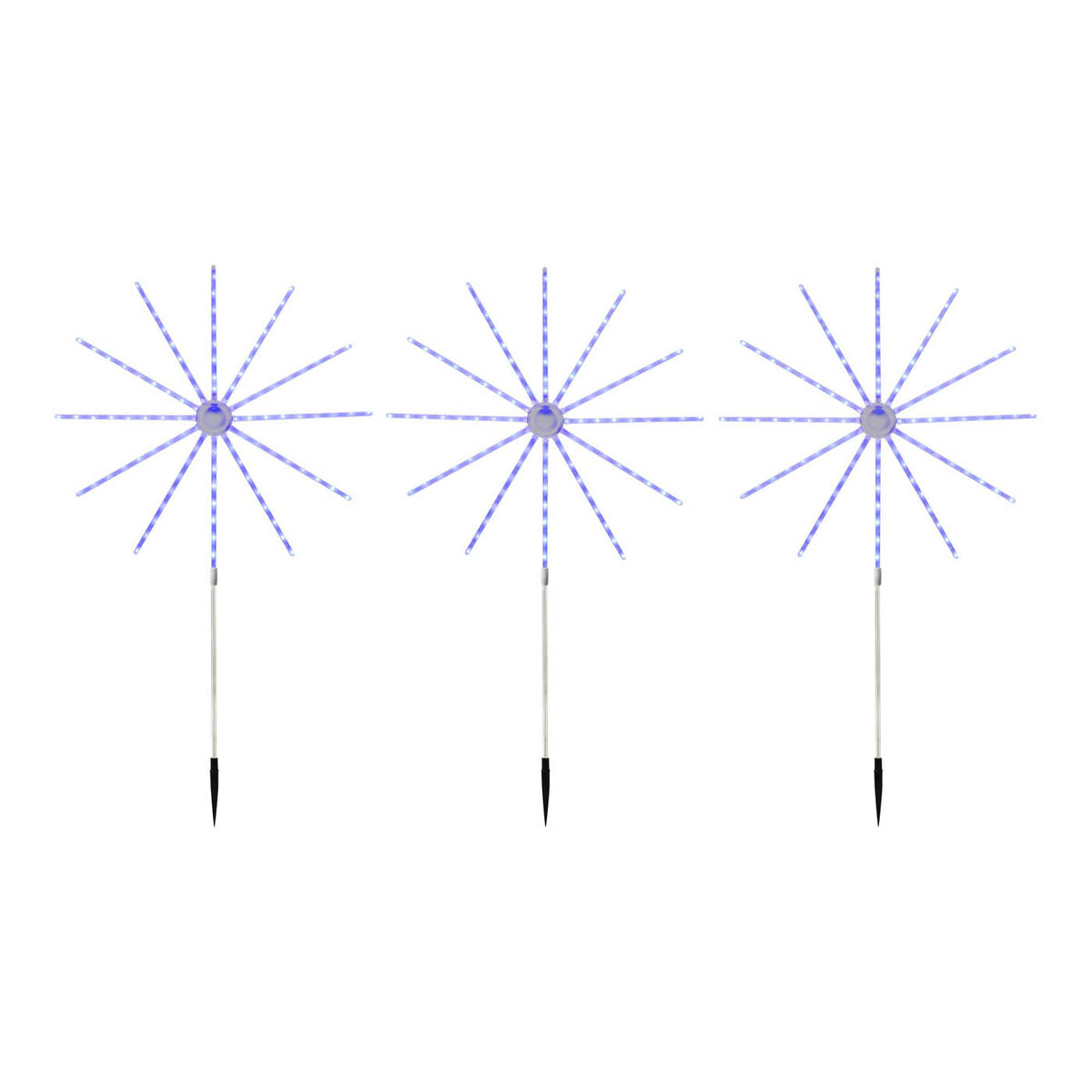 LED Garden Light Path Firework Multicolour With Timer (H)860mm Pack of 3 Lights - Image 6