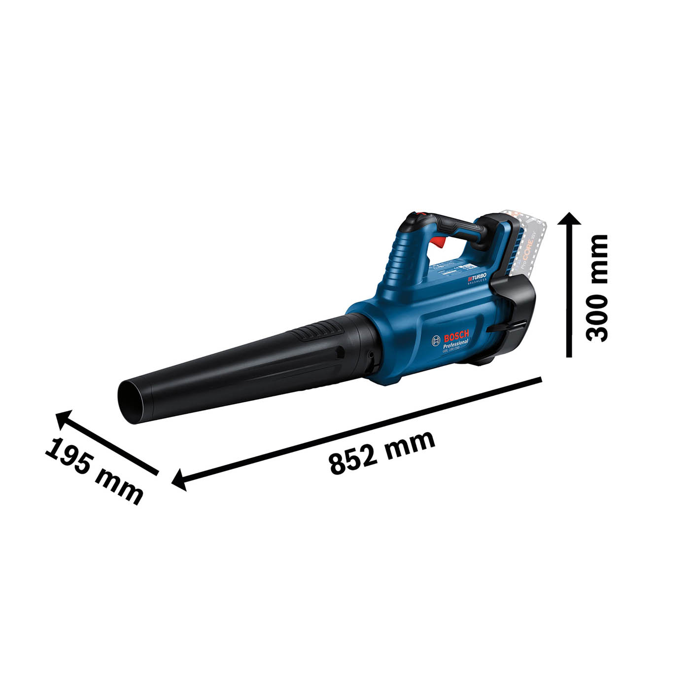 Bosch Leaf Blower Cordless GBL 18V-750 Brushless 18V Coolpack Body Only - Image 3