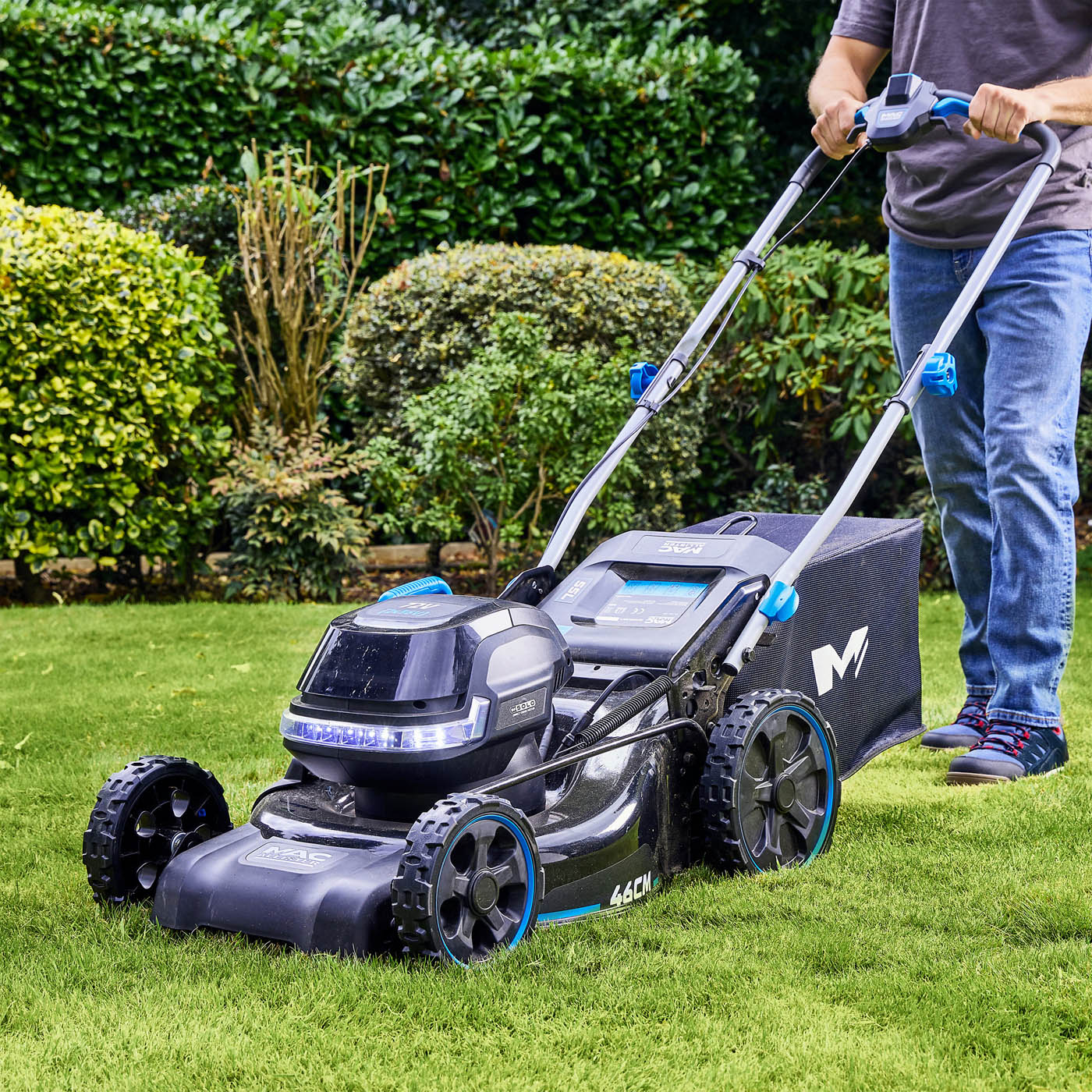 Mac Allister Lawnmower Cordless 72V 4Ah Li-ion MCV1195LWM Mulching Grass Cutter - Image 2