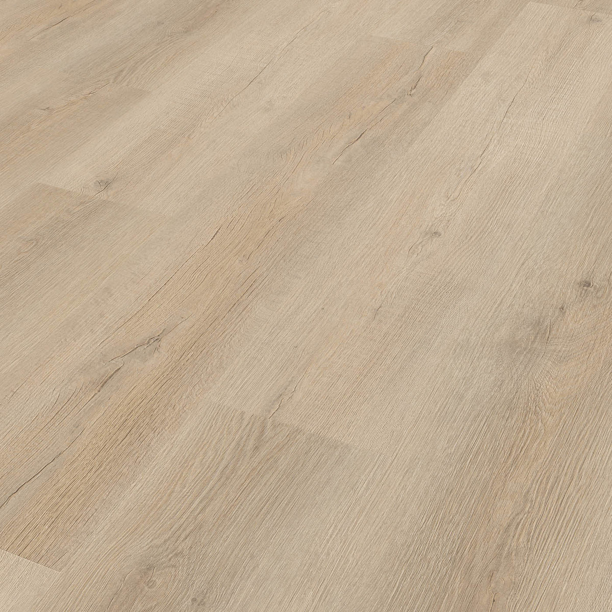 Vinyl Click Planks Beige Taupe Light Oak Effect Embossed Waterproof T6.5mm 3.2m² - Image 1