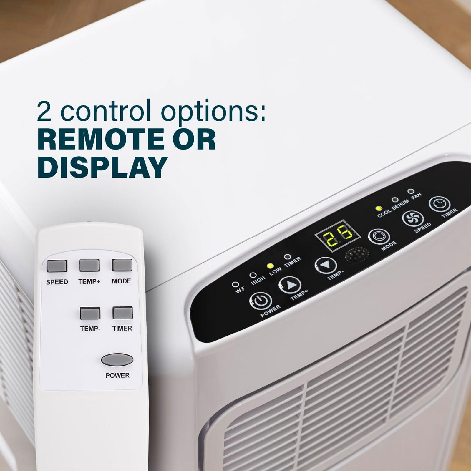 Princess Air Conditioner Mobile Compact Portable Digital Display White 9000BTU - Image 9