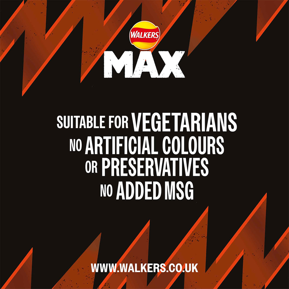 Walkers Max Crisps Sizzling Flame Grilled Steak Flavour 24 x 50g - Image 5