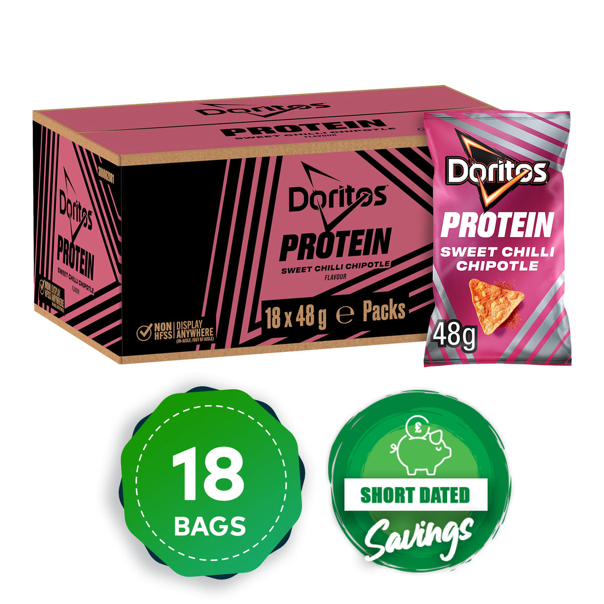 Doritos Protein Sweet Chilli Chipotle 18x48g - Image 10