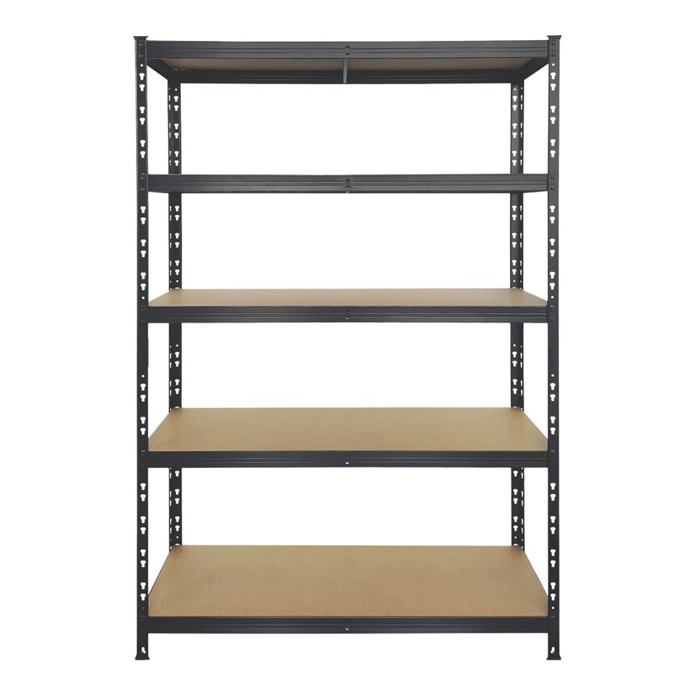 Essentials 5-Tier Metal Garage Shelving Unit 1200mm x 400mm x 1800mm - Image 2