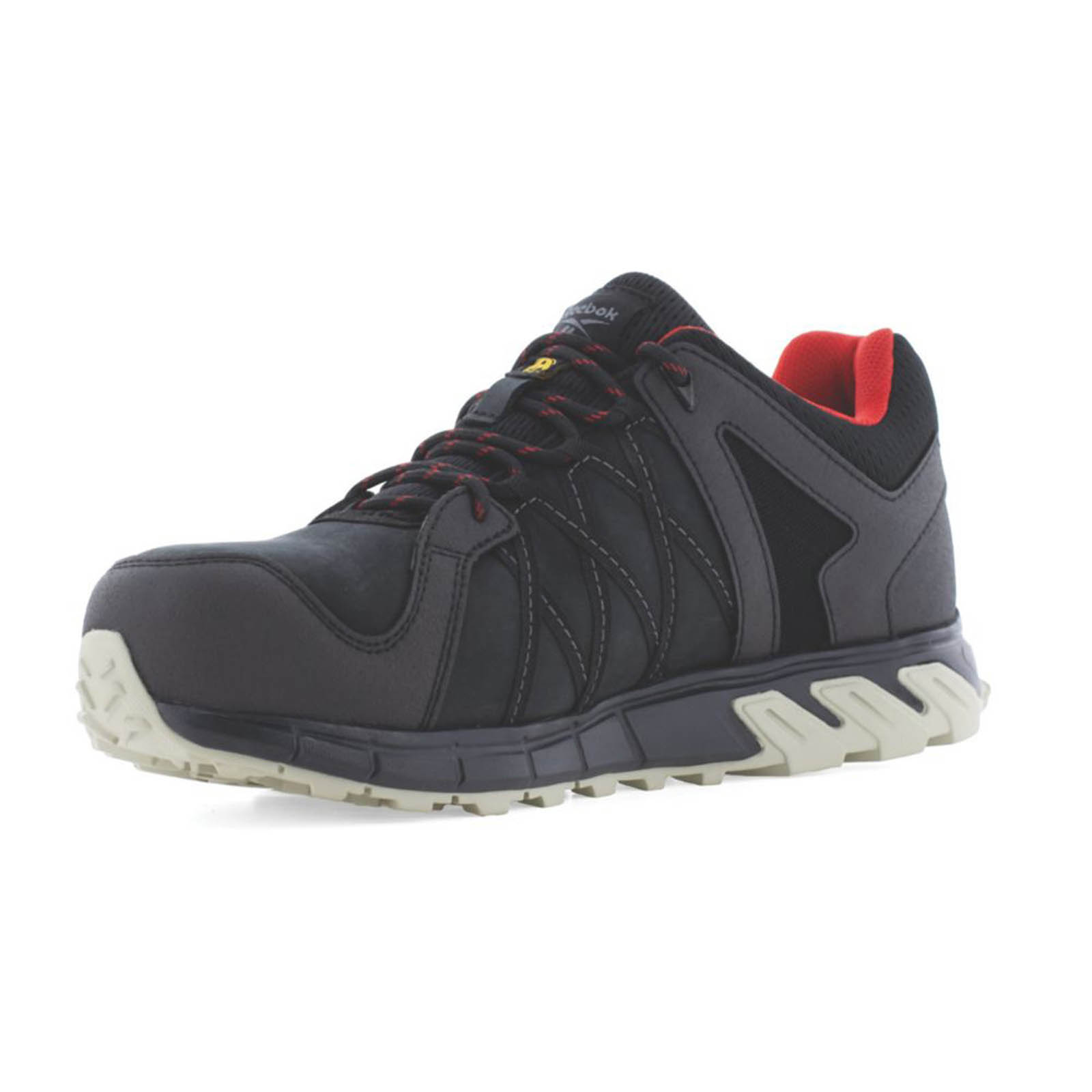 Reebok Safety Trainers TrailGrip Black Water-Resistant Size 8 - Image 5