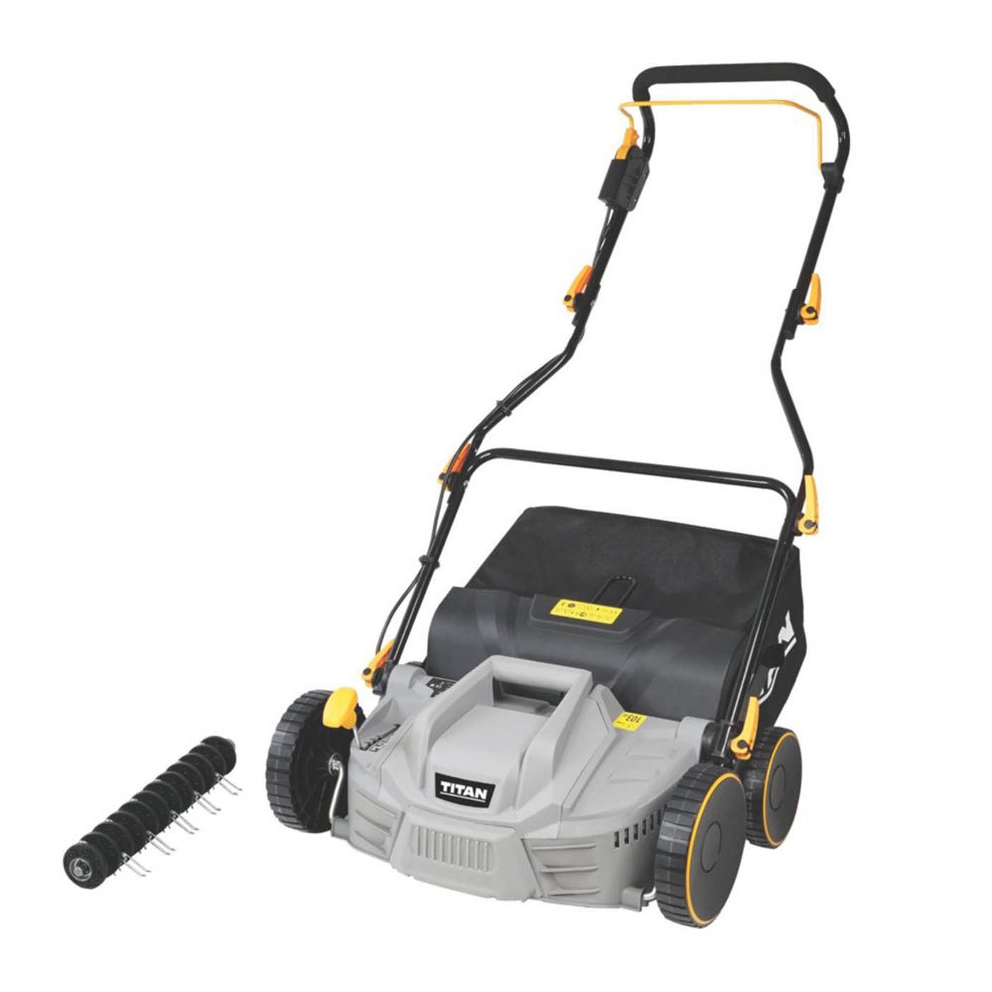 Titan Lawn Scarifier Electric TTB1800SR Outdoor 37cm Garden Aerator Rake 930W - Image 1