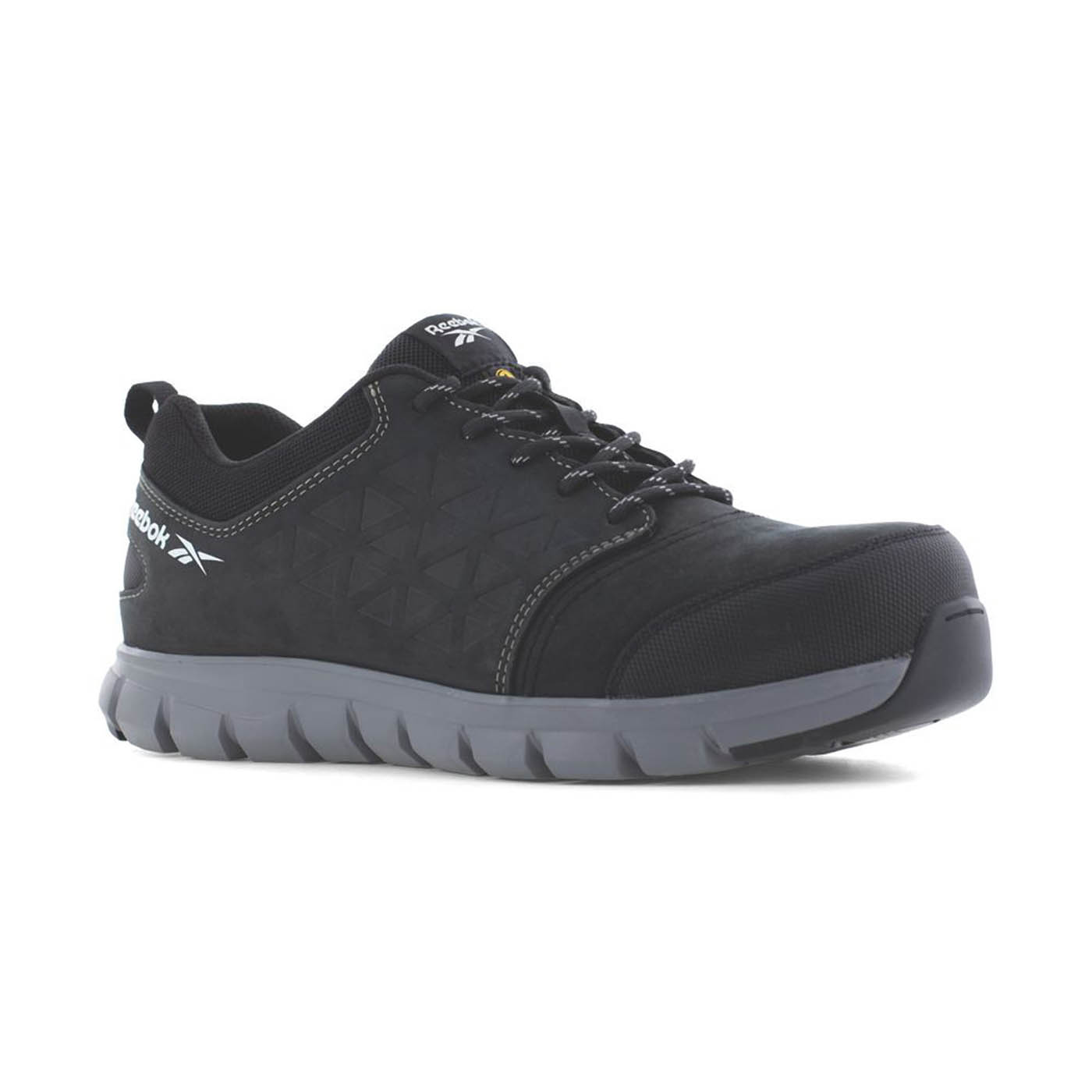 Reebok Excel Light Size 5 Black Water-Resistant Safety Trainers - Image 1
