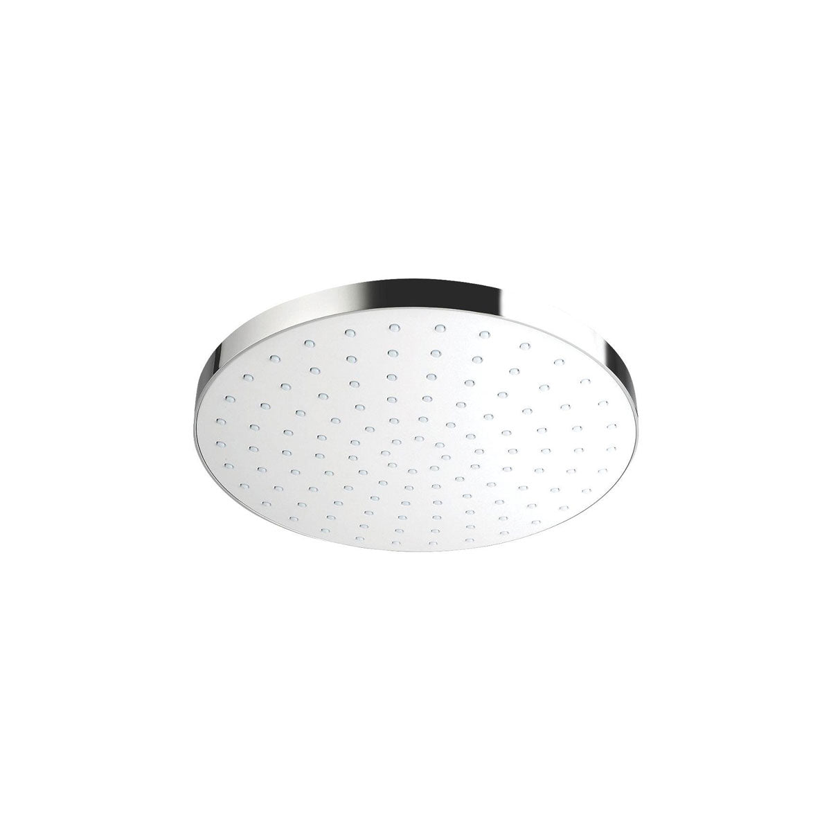 Mira Fixed Shower Head Single Spray Chrome White Beat Deluge 250mm Spa-Style - Image 2