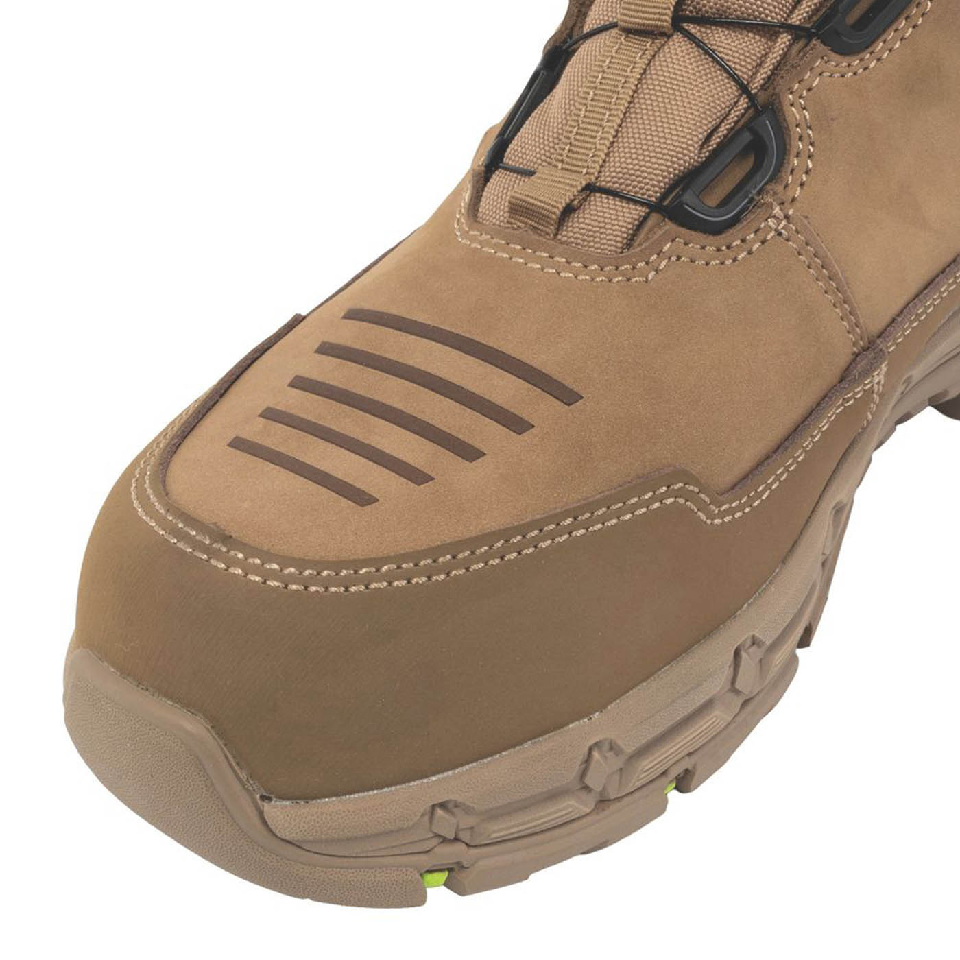 Apache Safety Boots Mens Standard Fit Brown Waterproof Shoes Steel Toe Size 13 - Image 4