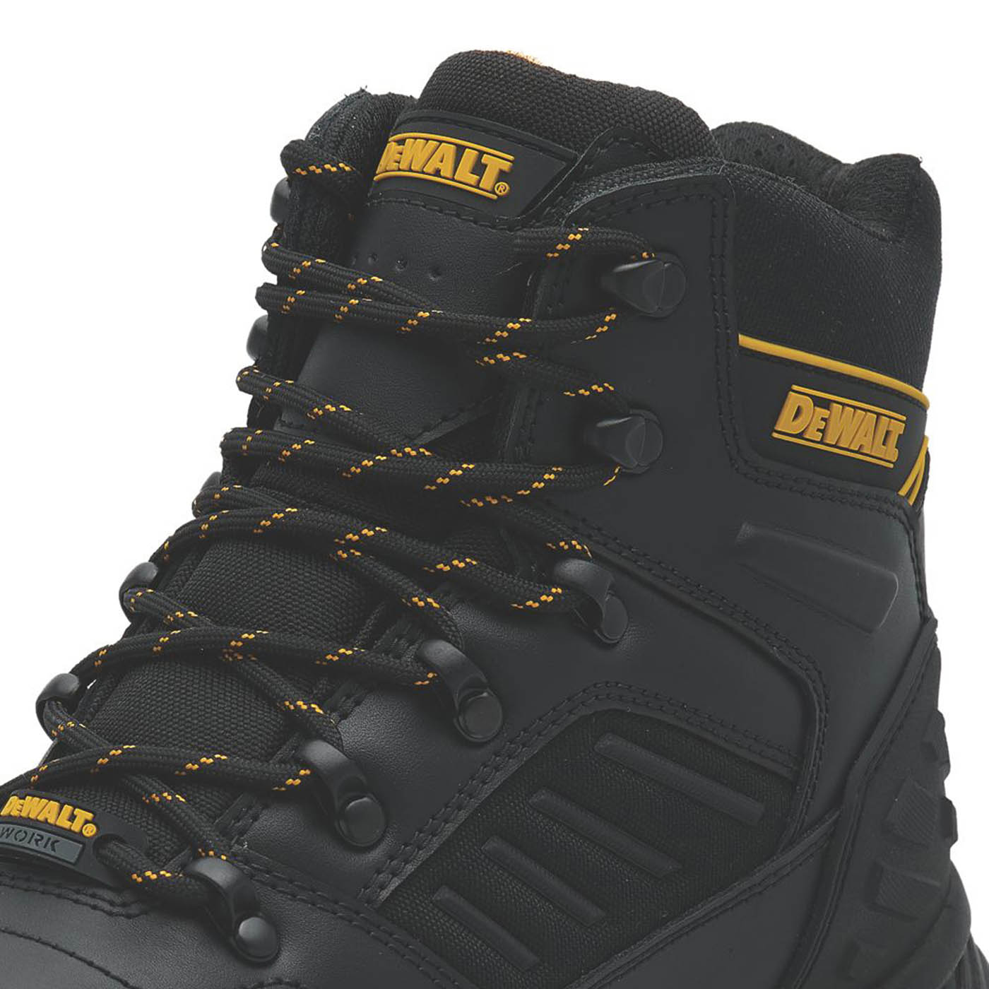 DeWalt Safety Boots Mens Wide Fit Black Waterproof Work Shoes Steel Toe Size 7 - Image 6