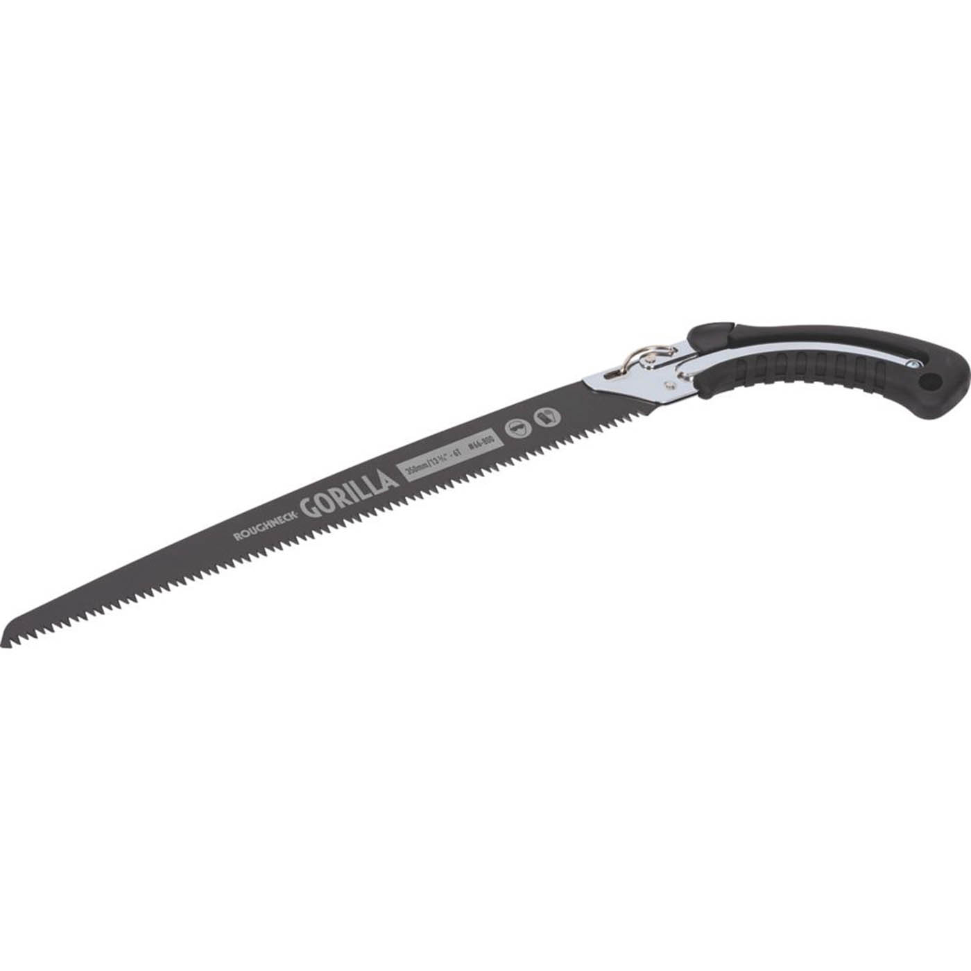 Roughneck Pruning Saw 6tpi Hardened Steel Blade Rubber Ergonomic Handle 350mm - Image 1
