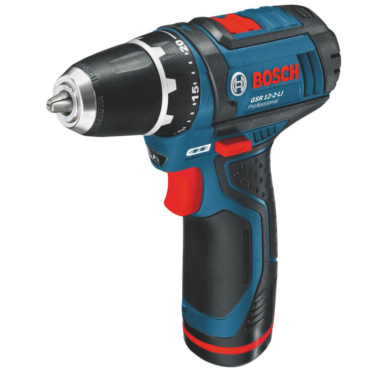 Bosch GSR12V-15 12V 2 x 2.0Ah Li-Ion Coolpack Cordless Drill Driver - Image 1
