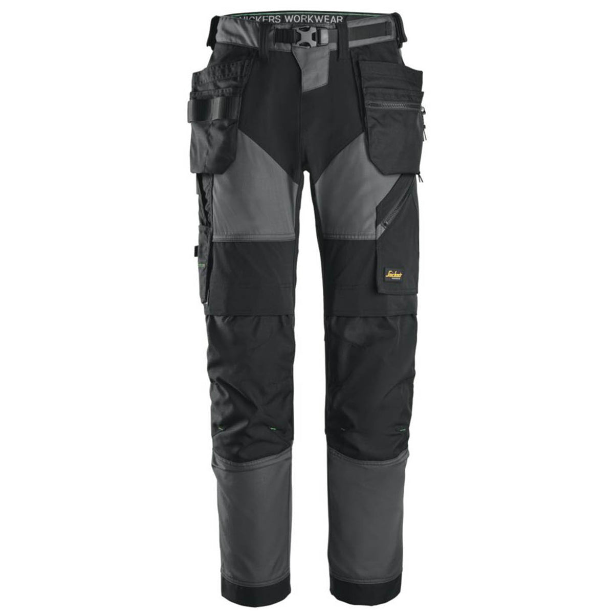 Snickers Mens Work Trousers 6902 Stretch Steel Grey Cargo Lightweight 31"W 30"L - Image 1