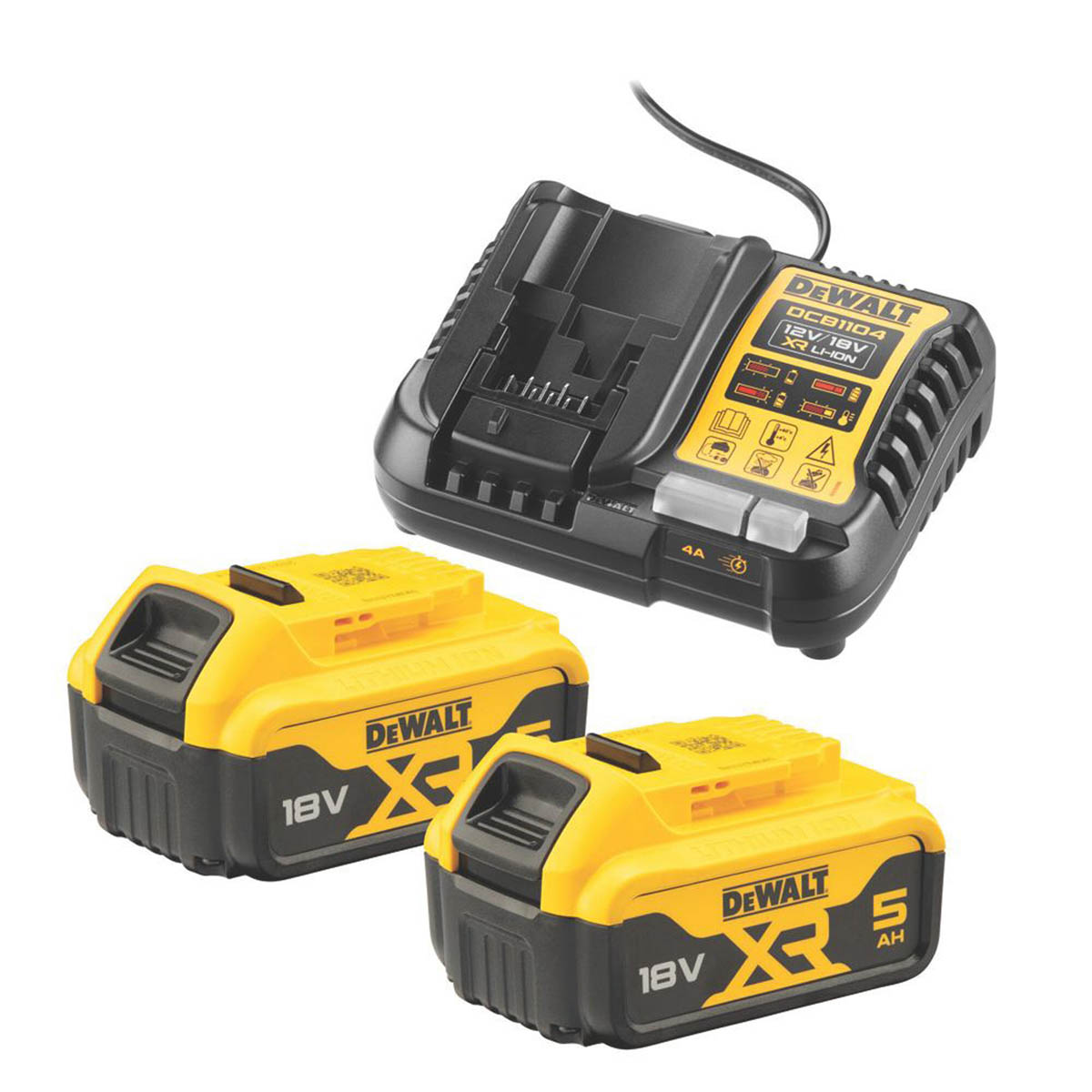 DeWalt Nailer Twin Pack Cordless 18V 2x5Ah Li-Ion DCK246P2T-GB Framing Finishing - Image 4