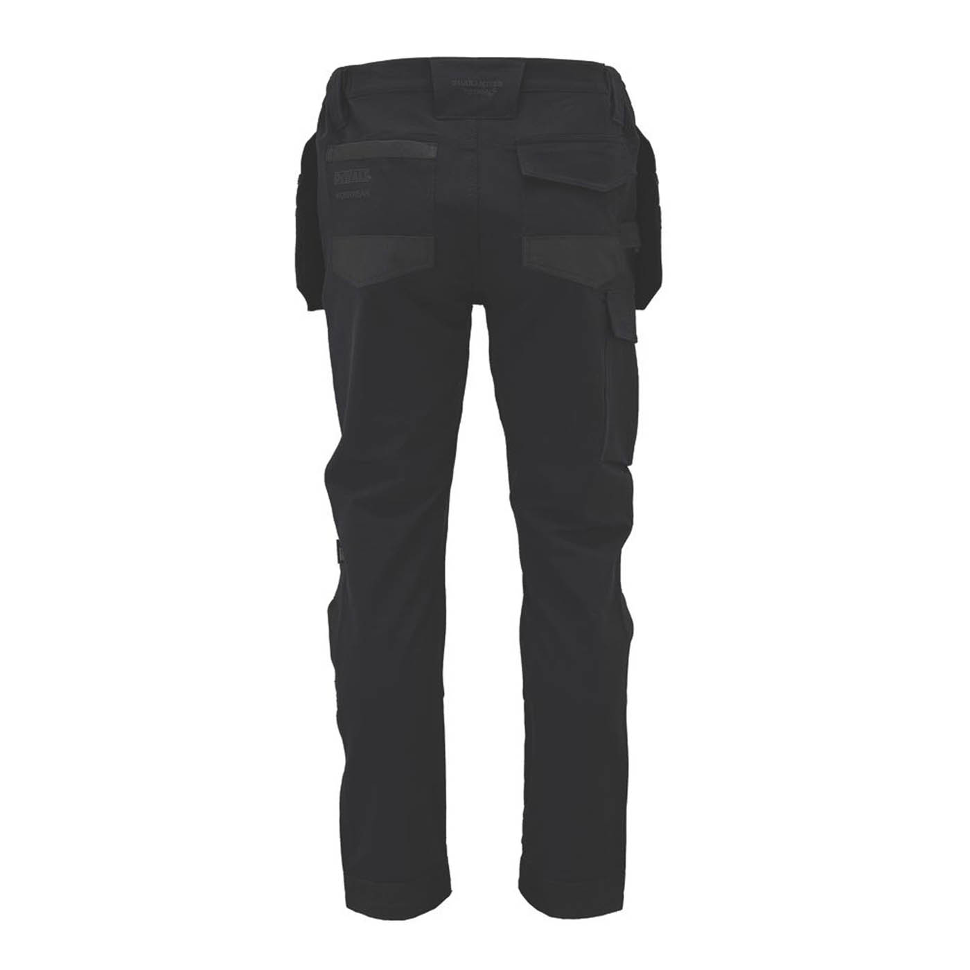 DeWalt Work Trousers Mens Slim Fit Black Breathable Multi Pockets Cargo 30W 31L - Image 3