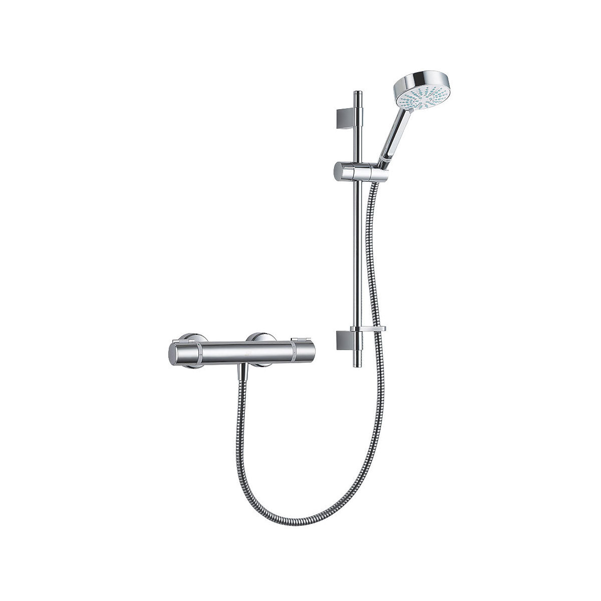 Mira Mixer Shower Thermostatic Atom EV Chrome Rear-Fed Exposed 4-Spray Pattern - Image 1
