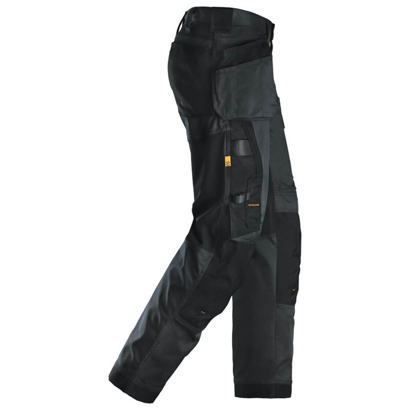 Snickers Work Trousers Mens Loose Fit Black Stretch Multi Pockets Cargo 44W 30L - Image 4