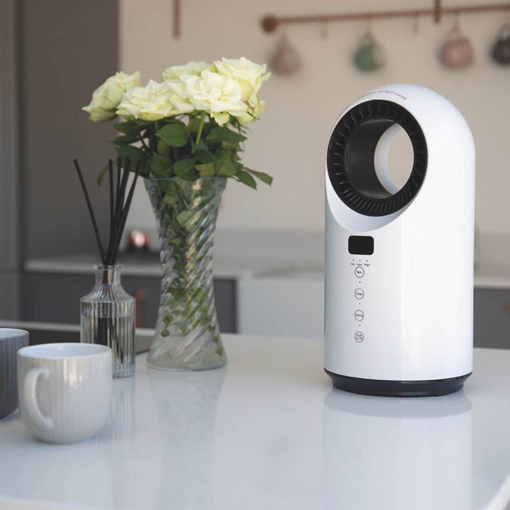 Heater And Fan Electric Smart Oscillating White Portable With Timer 1500W 240V - Image 3