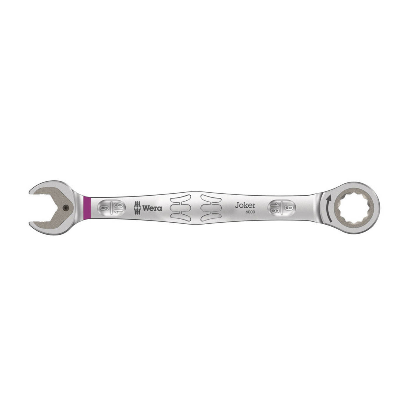 Wera Ratcheting Combination Wrench 6000 Joker Chrome Molybdenum Steel 9/16" - Image 1