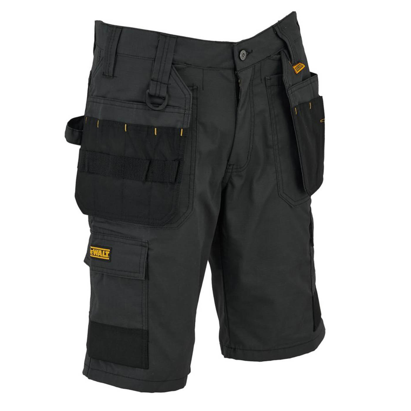 DEWALT Cheverley Stretch Work Shorts Grey 36" W - Image 1