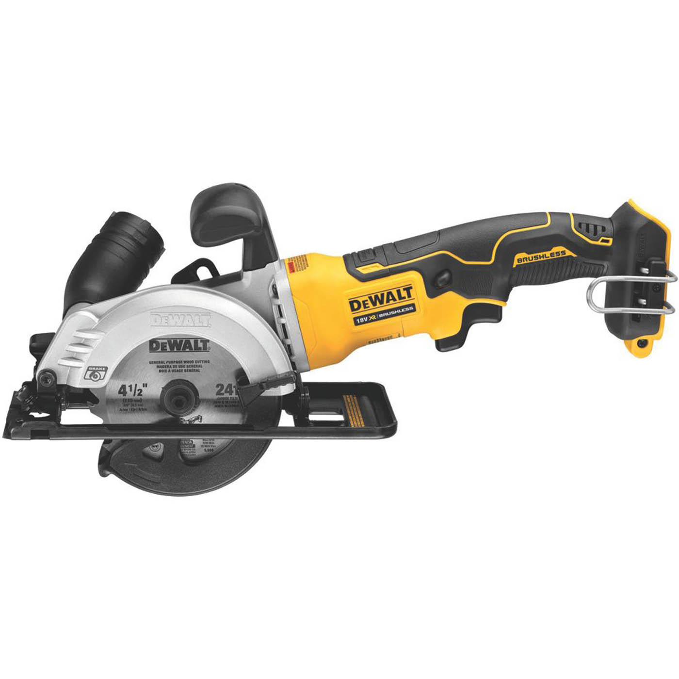 DeWalt Circular Saw Cordless Compact DCS571N-XJ 115mm 18V Li-Ion Body Only - Image 3